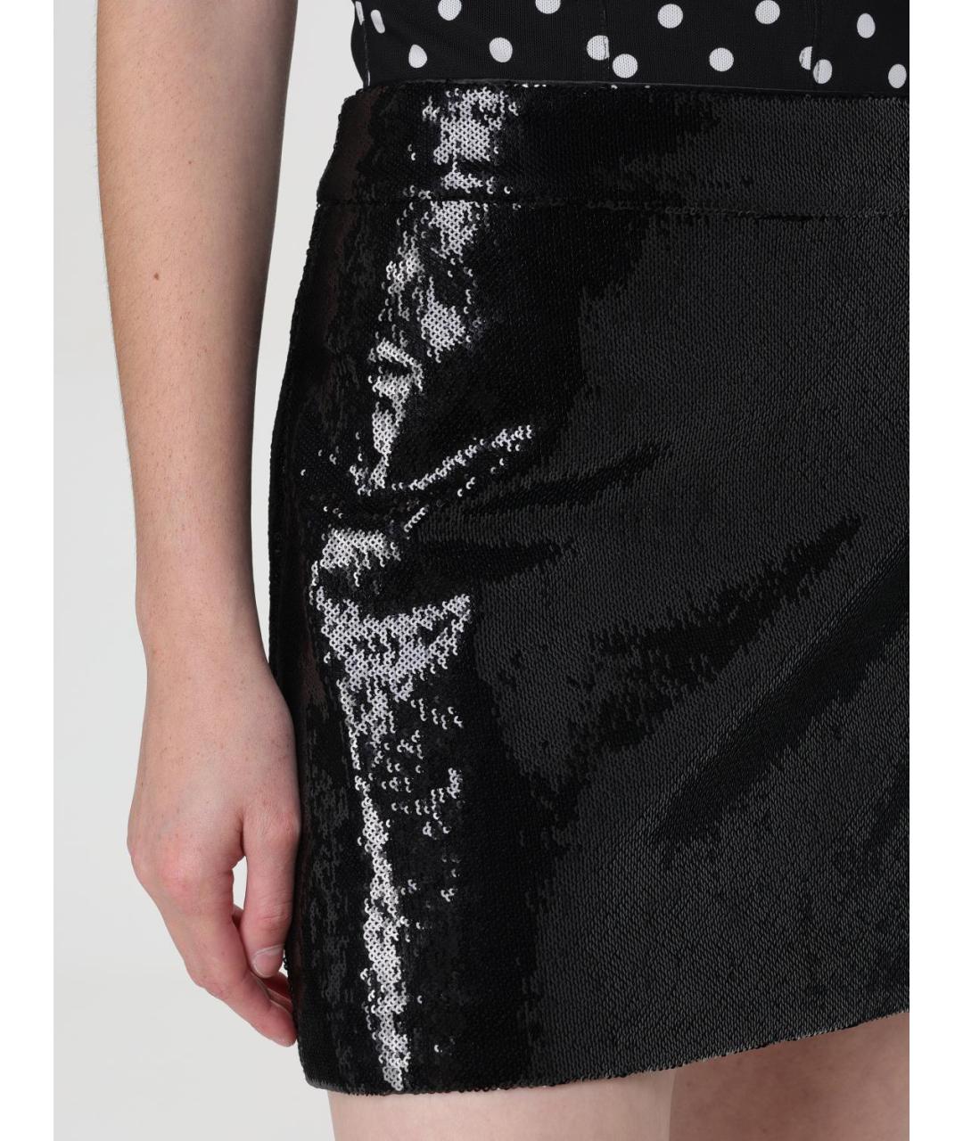 DOLCE&GABBANA Черная юбка мини, фото 6