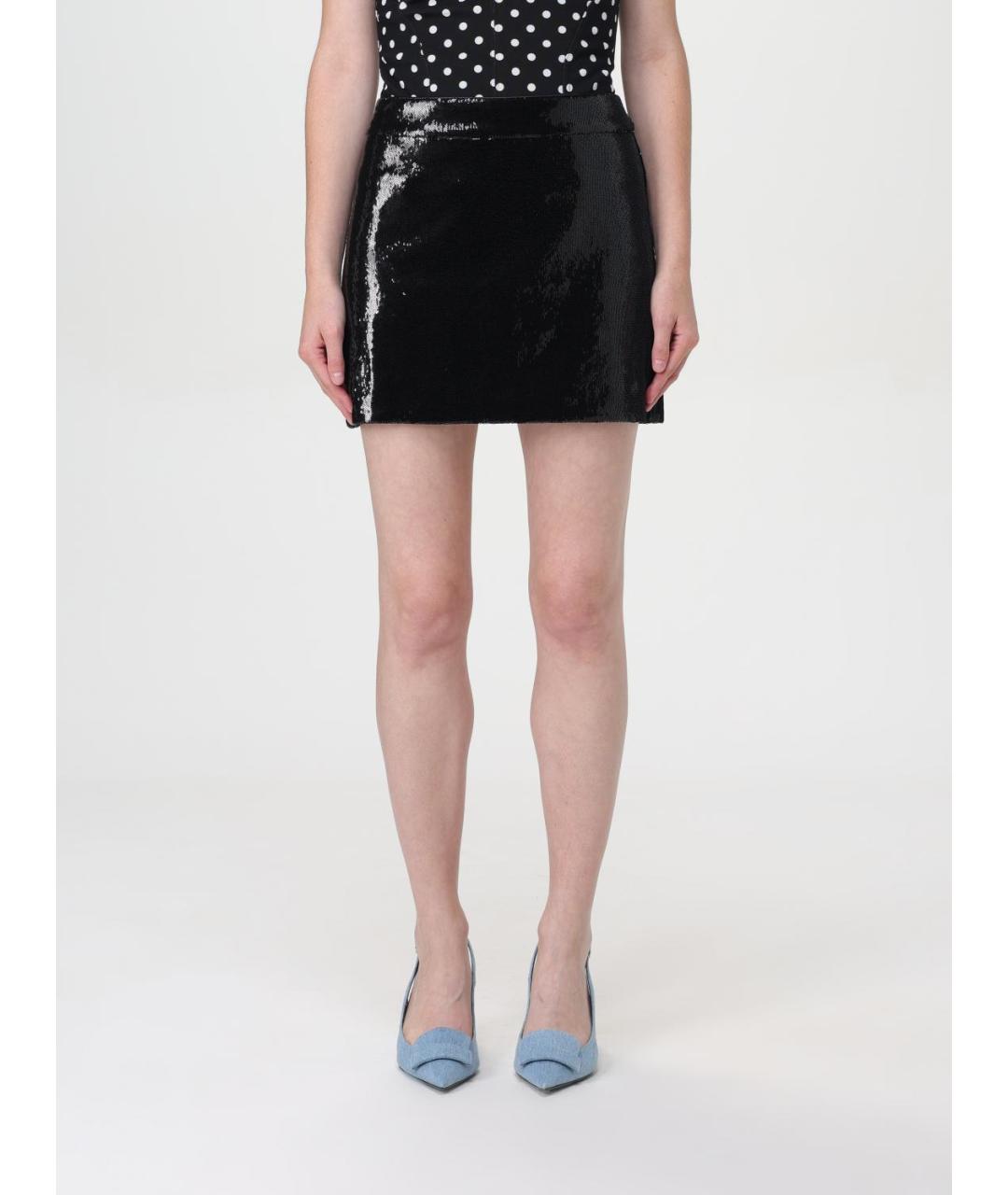 DOLCE&GABBANA Черная юбка мини, фото 2