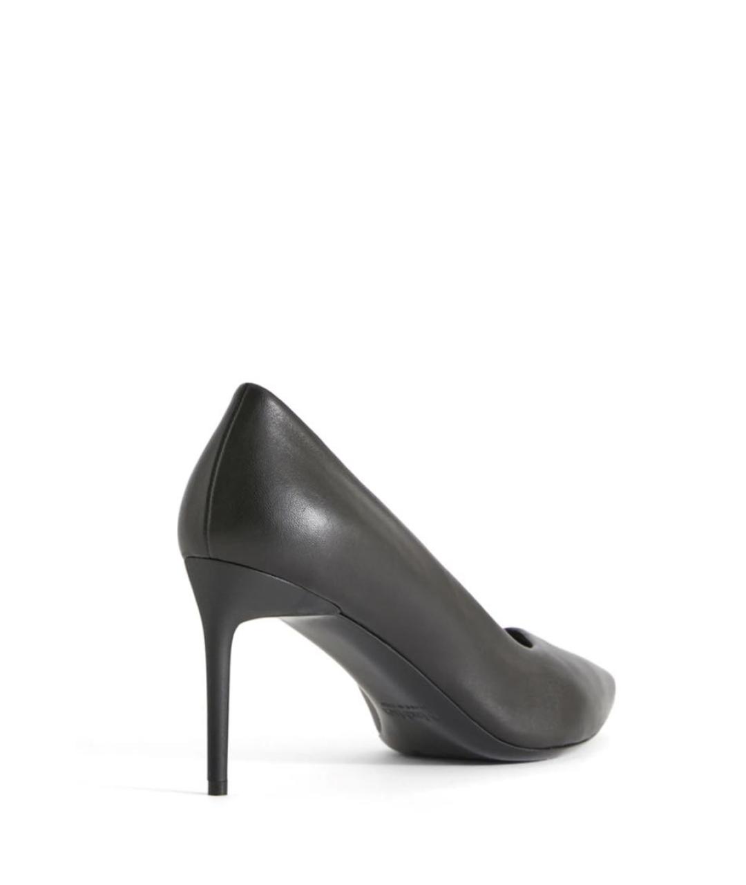 MAX MARA Черные кожаные туфли, фото 3