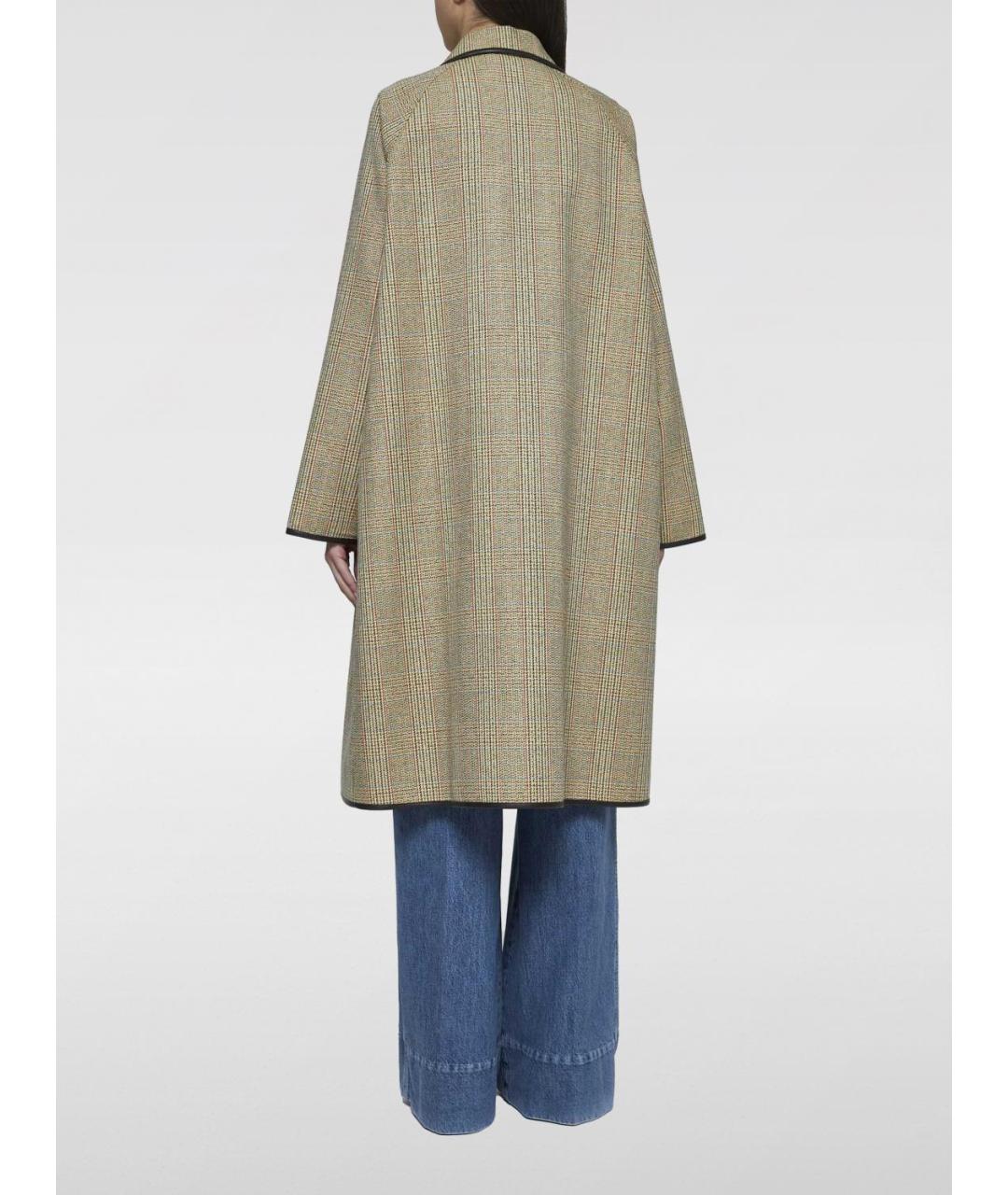 BOTTEGA VENETA Бежевая шерстяная парка, фото 3