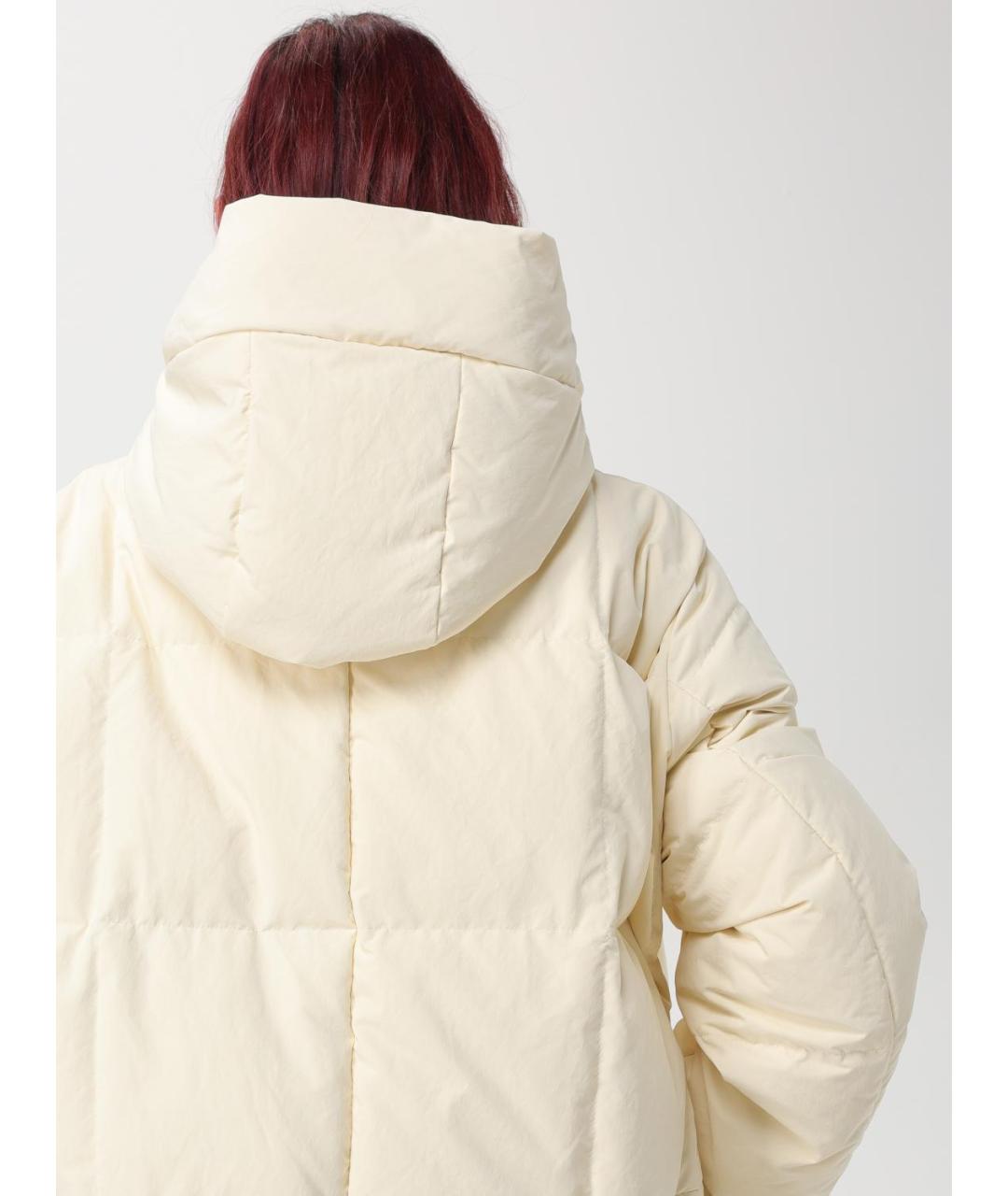 JIL SANDER Бежевый пуховик, фото 6