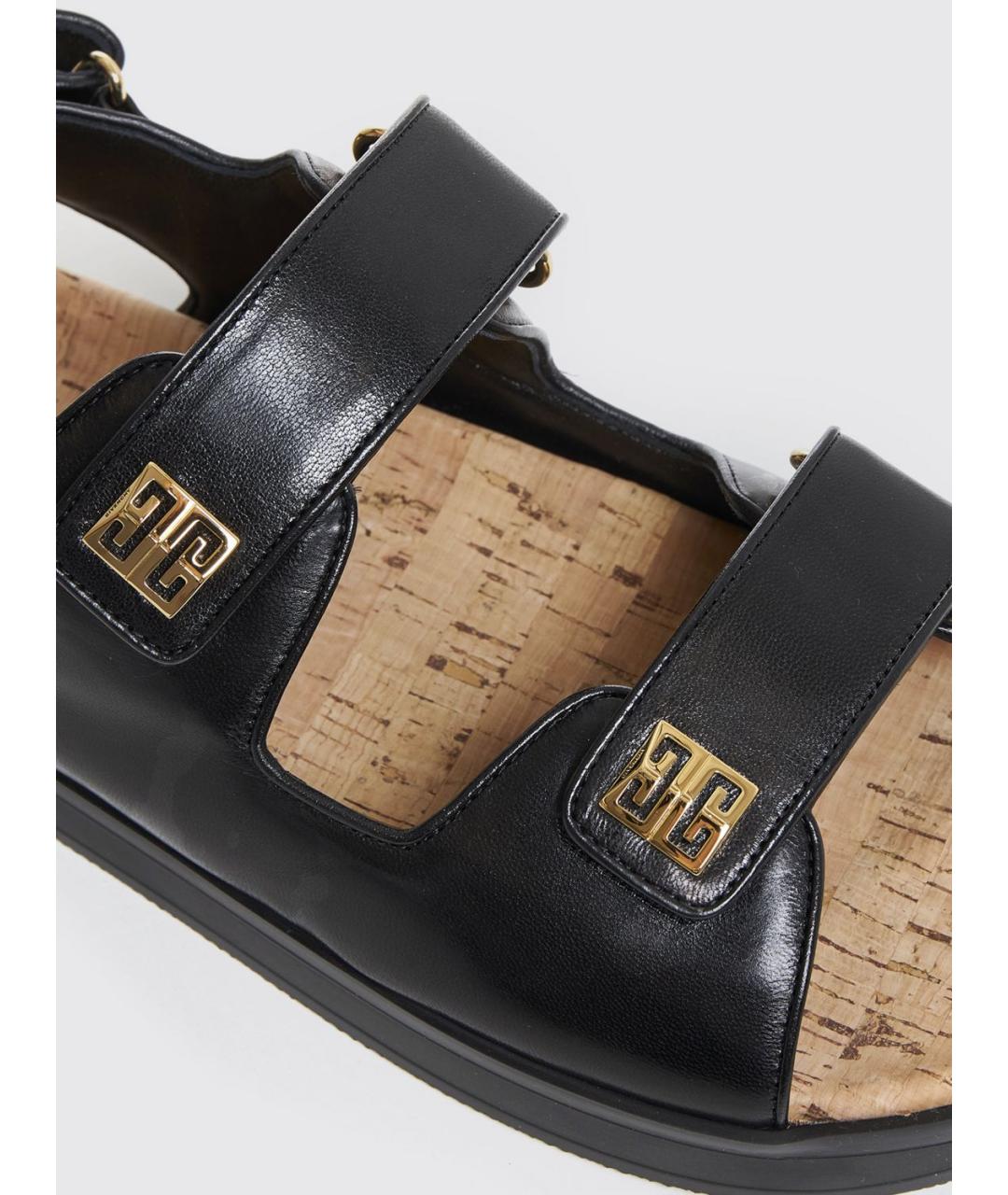 GIVENCHY Черные босоножки, фото 4