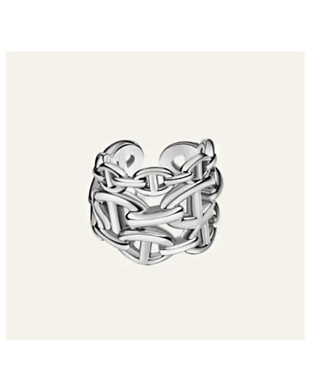 HERMES Серебряное серебряное кольцо, фото 2
