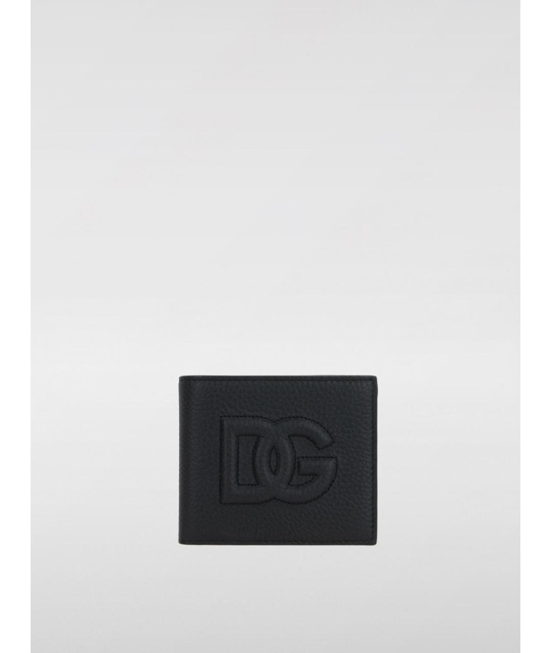 DOLCE&GABBANA Черный кошелек, фото 4