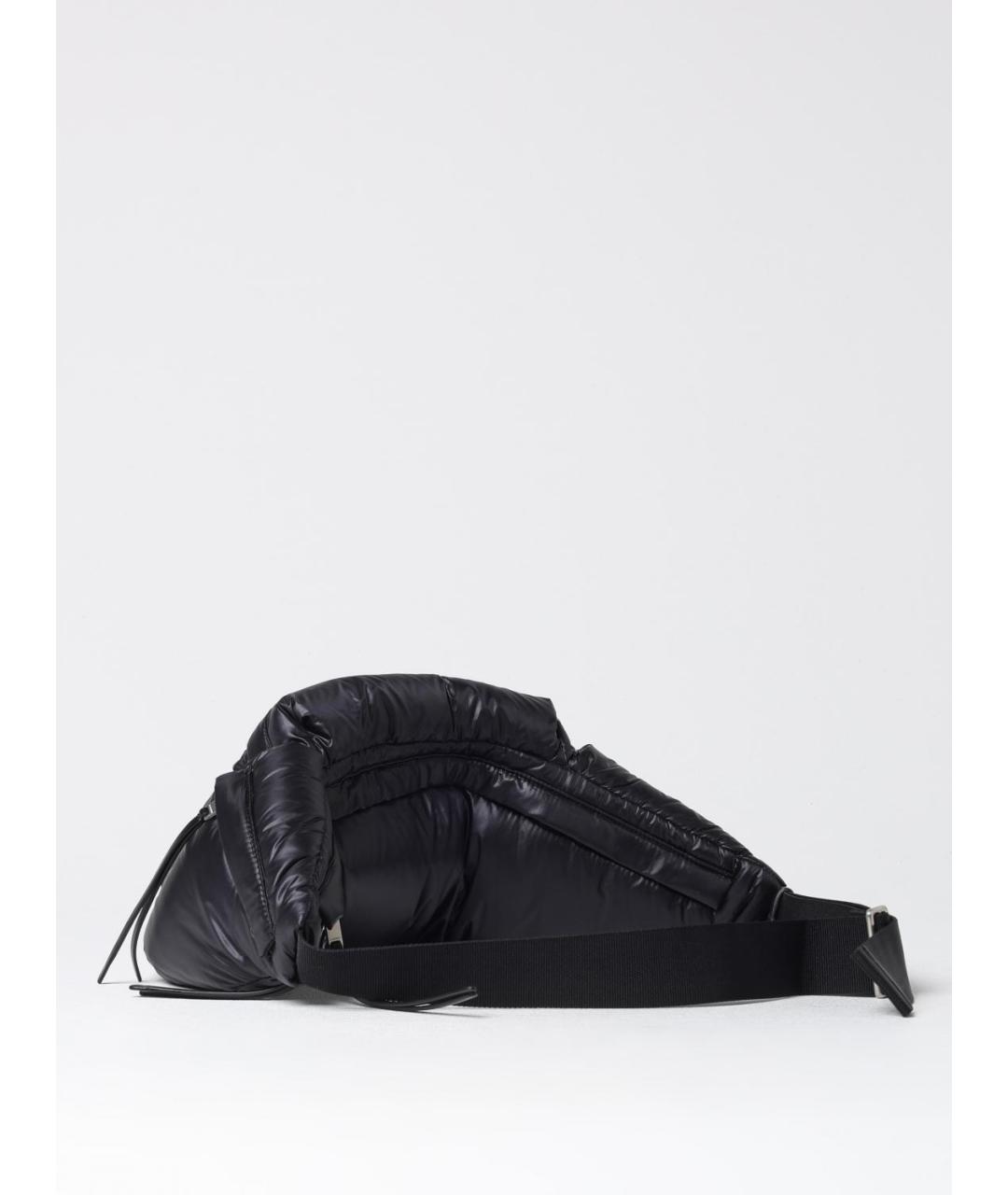 JIL SANDER Черная синтетическая сумка на плечо, фото 3