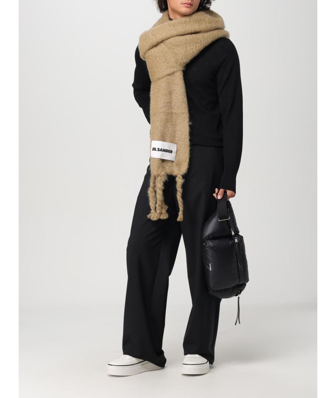 JIL SANDER Черная синтетическая сумка на плечо, фото 2