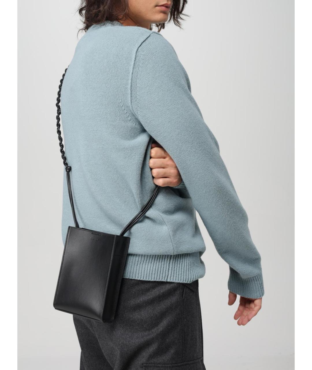 JIL SANDER Черная сумка через плечо, фото 3