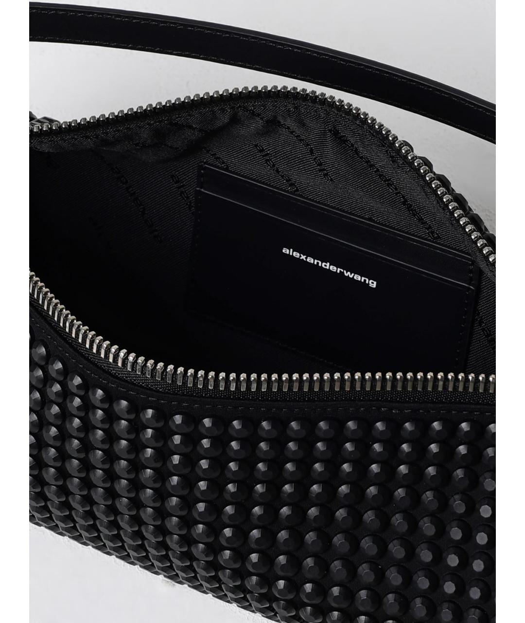 ALEXANDER WANG Черная тканевая сумка с короткими ручками, фото 5