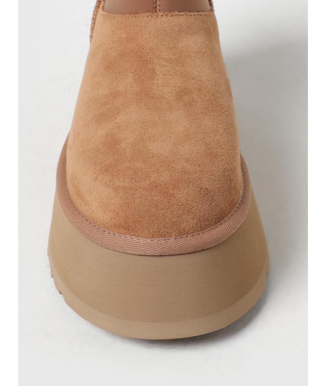 UGG AUSTRALIA Коричневые замшевые ботинки, фото 4
