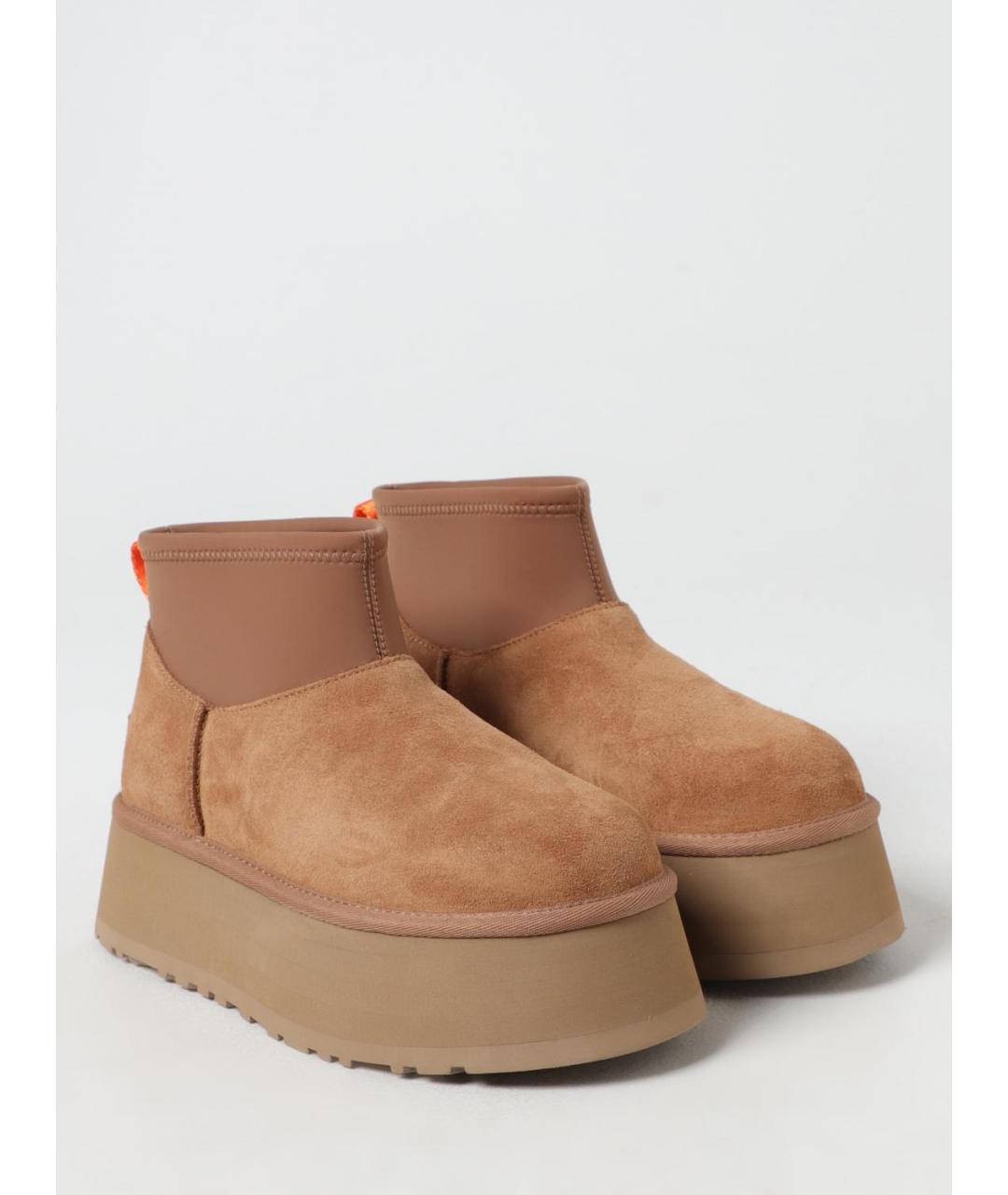 UGG AUSTRALIA Коричневые замшевые ботинки, фото 2