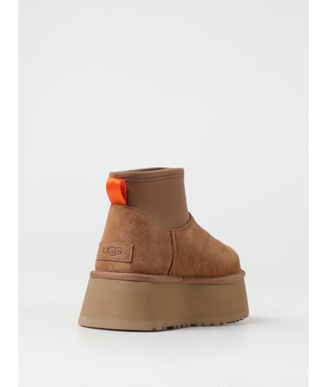 UGG AUSTRALIA Коричневые замшевые ботинки, фото 3