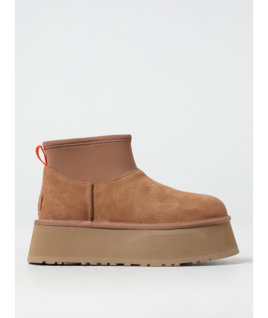 UGG AUSTRALIA Коричневые замшевые ботинки, фото 5