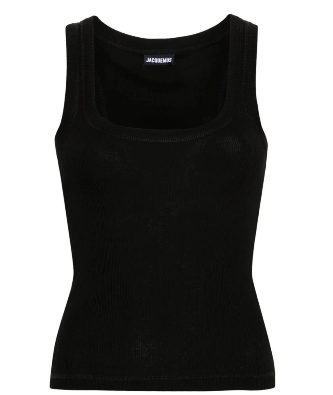 JACQUEMUS Черная майка, фото 1