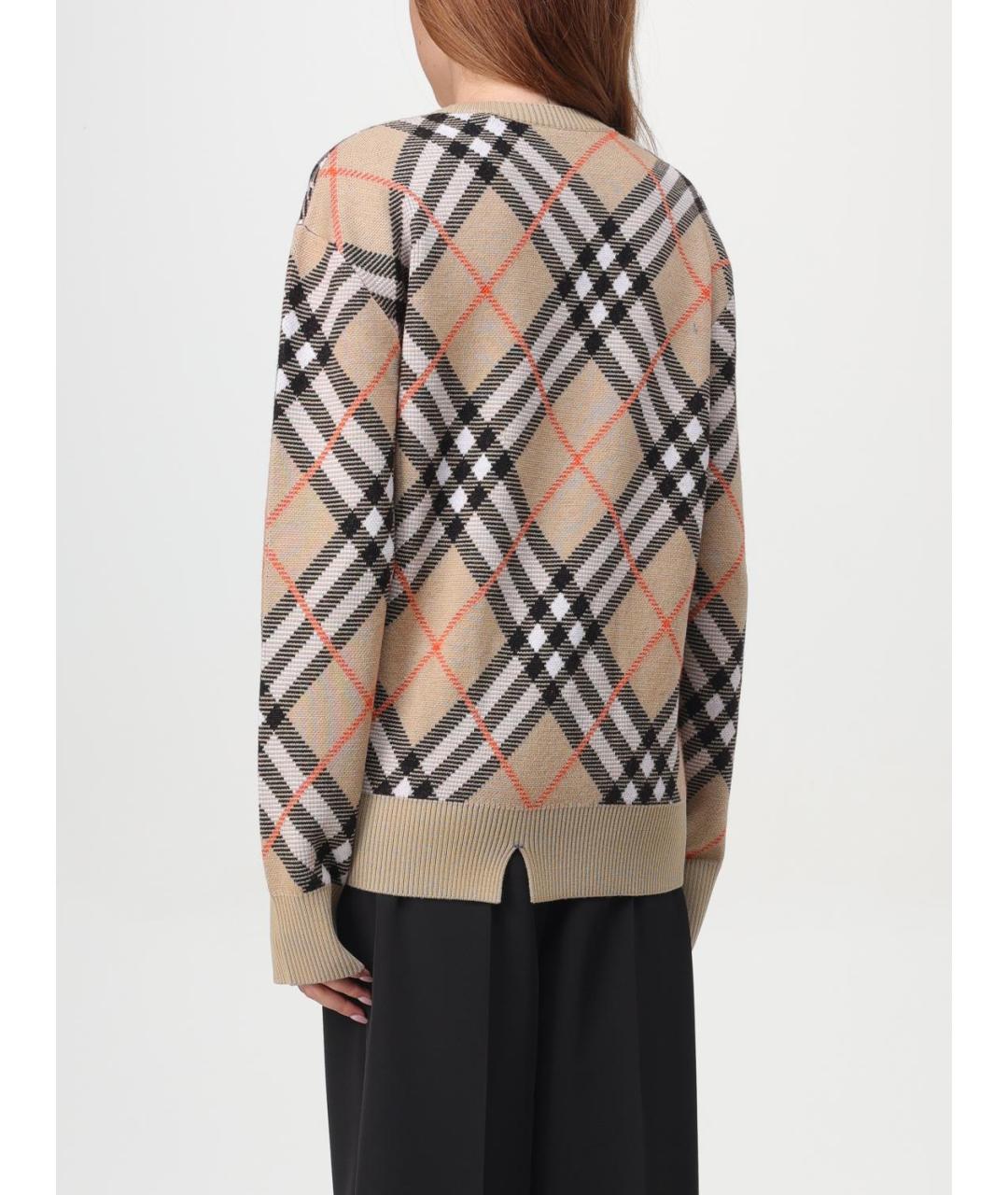 BURBERRY Бежевый джемпер / свитер, фото 4