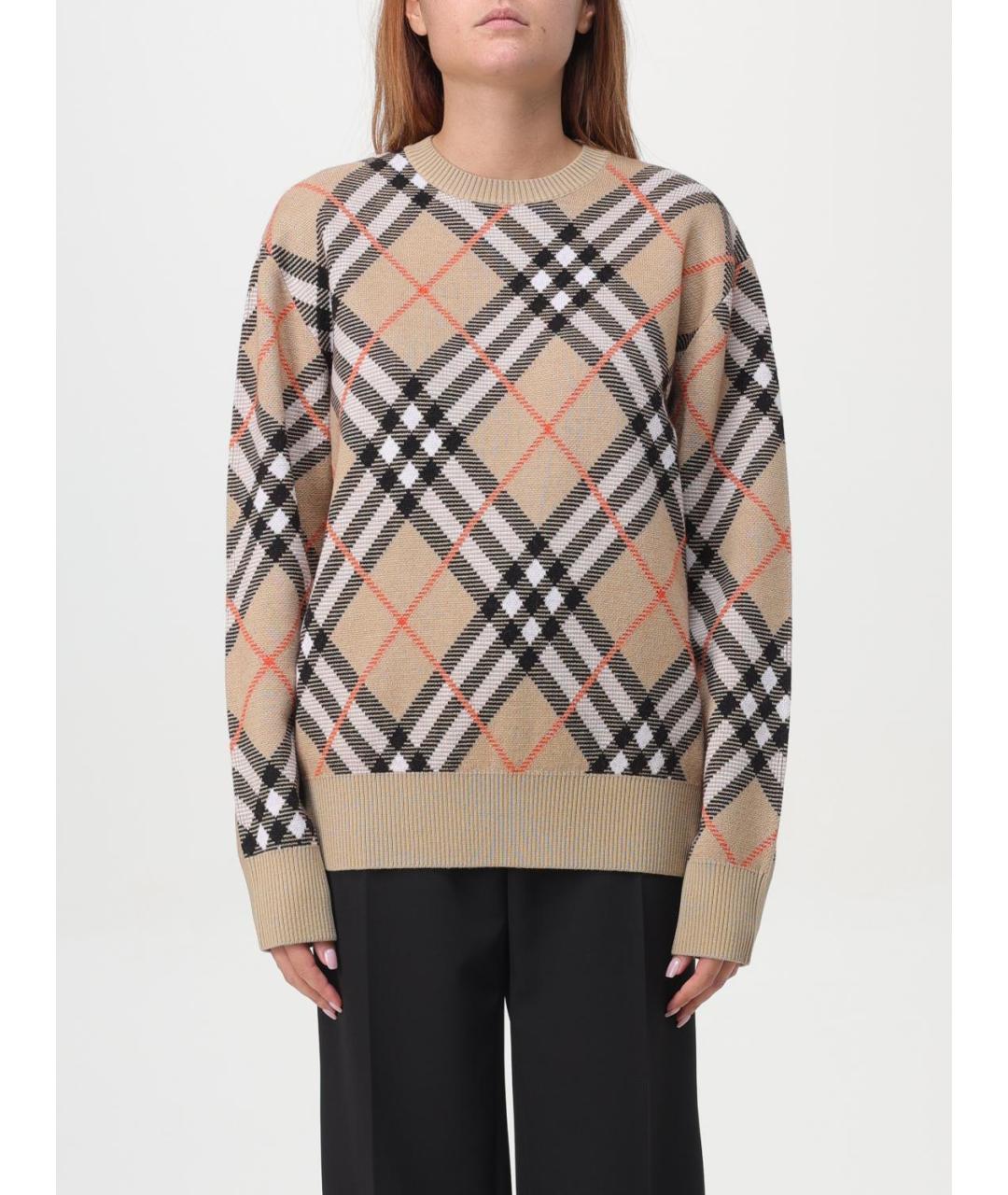 BURBERRY Бежевый джемпер / свитер, фото 2