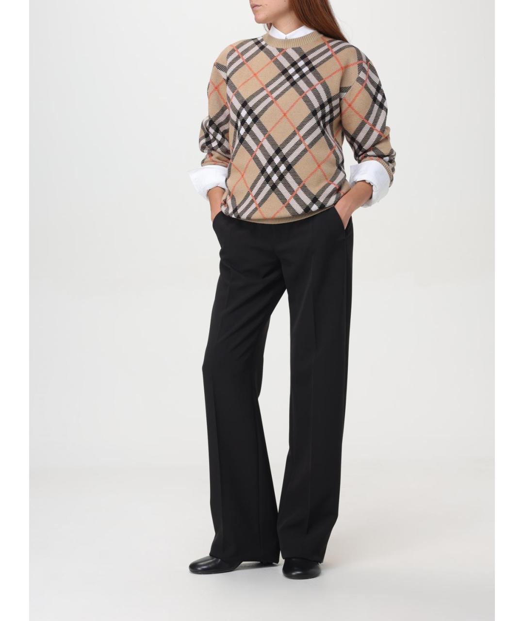 BURBERRY Бежевый джемпер / свитер, фото 3
