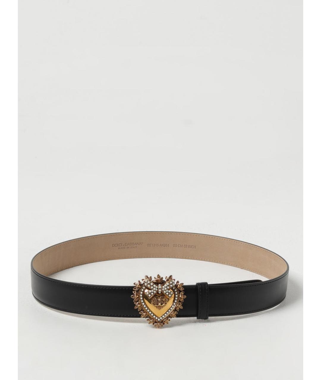 DOLCE&GABBANA Черный ремень, фото 4