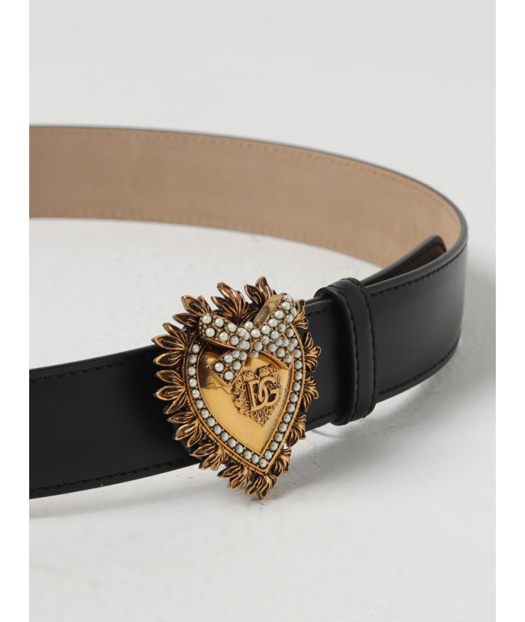 DOLCE&GABBANA Черный ремень, фото 2