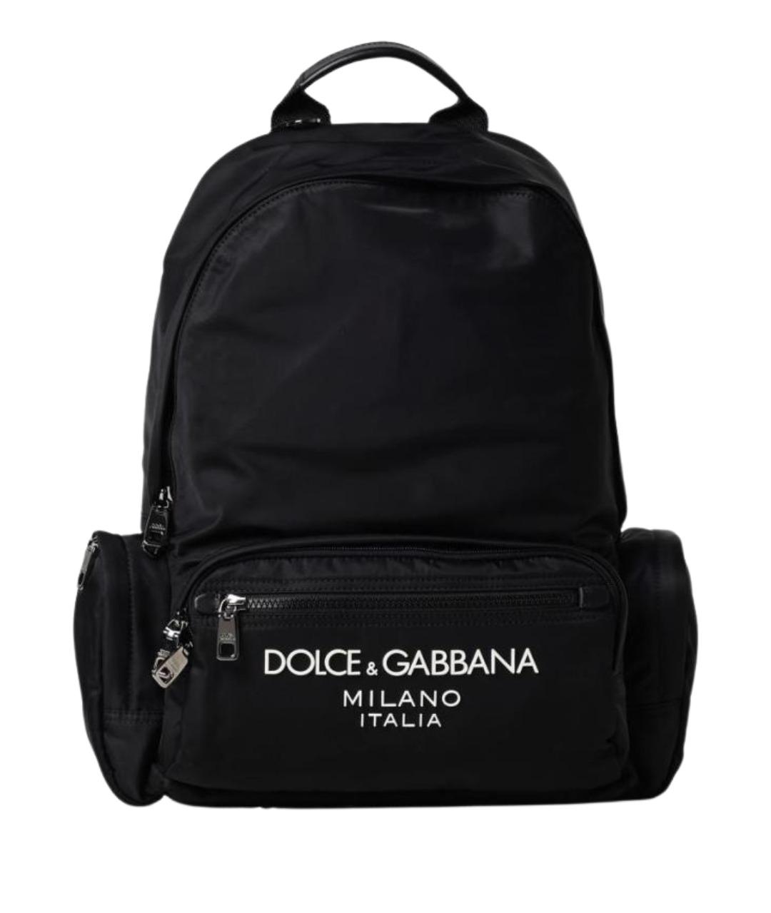 DOLCE&GABBANA Черный синтетический рюкзак, фото 1