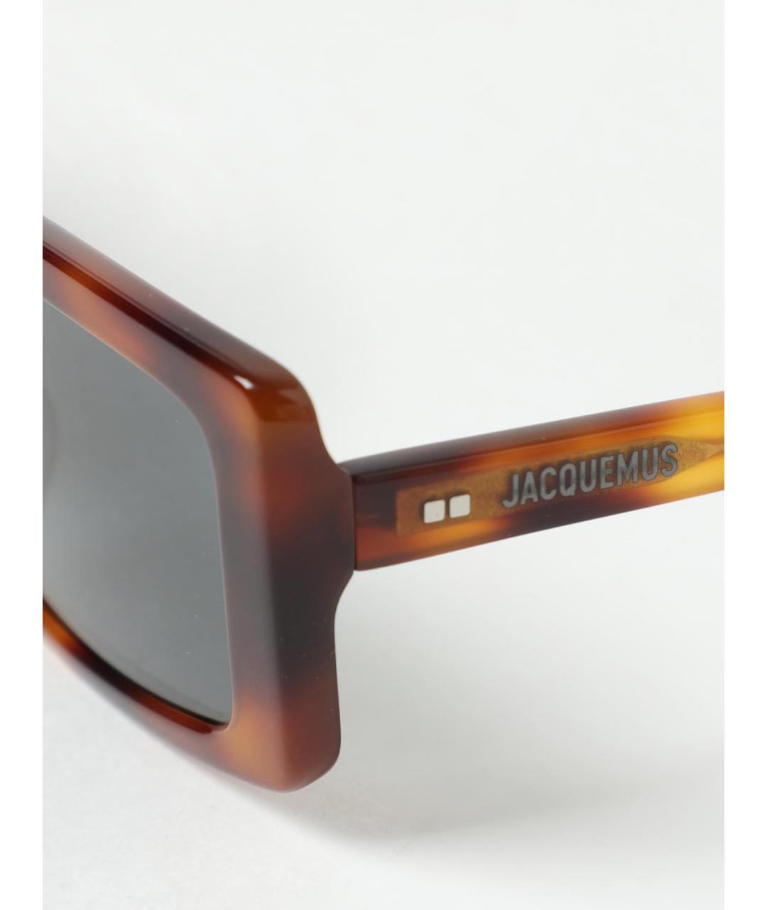 JACQUEMUS Коричневые солнцезащитные очки, фото 4