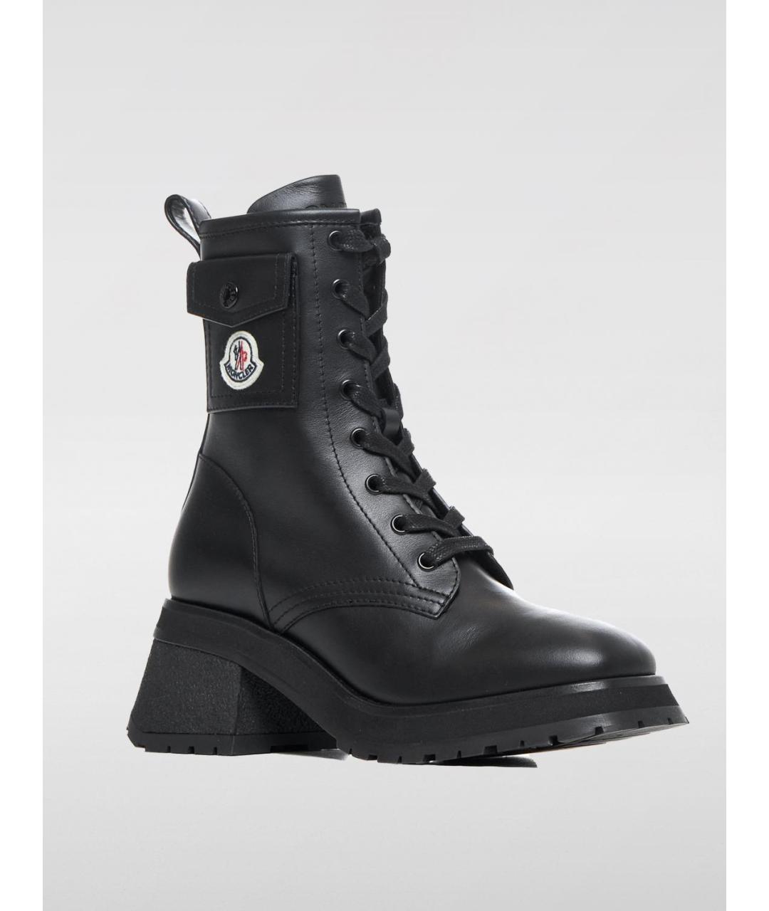 MONCLER Черные ботинки, фото 2