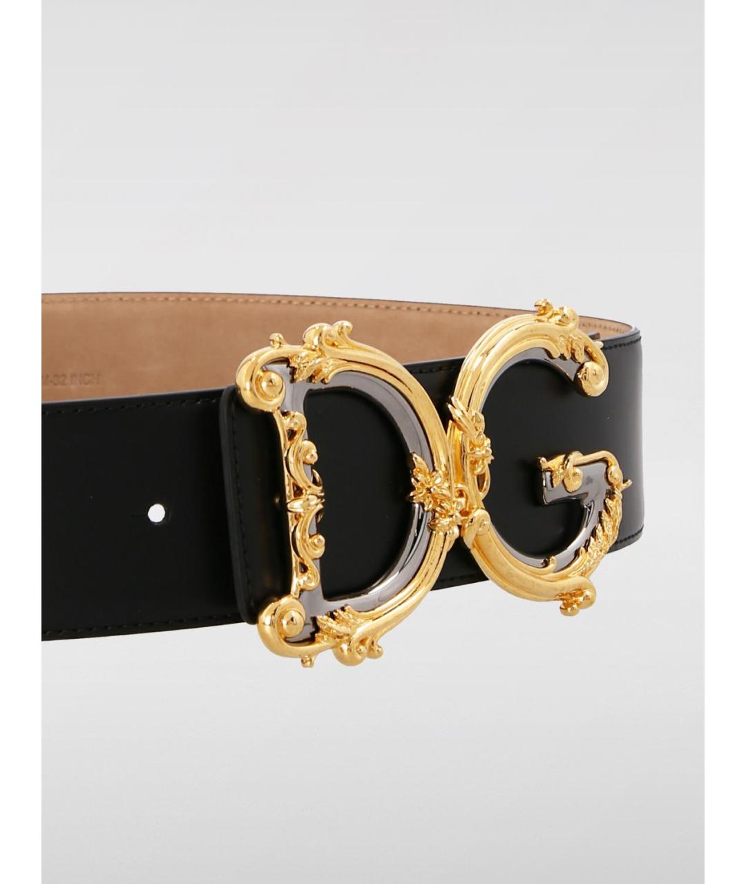 DOLCE&GABBANA Черный ремень, фото 3