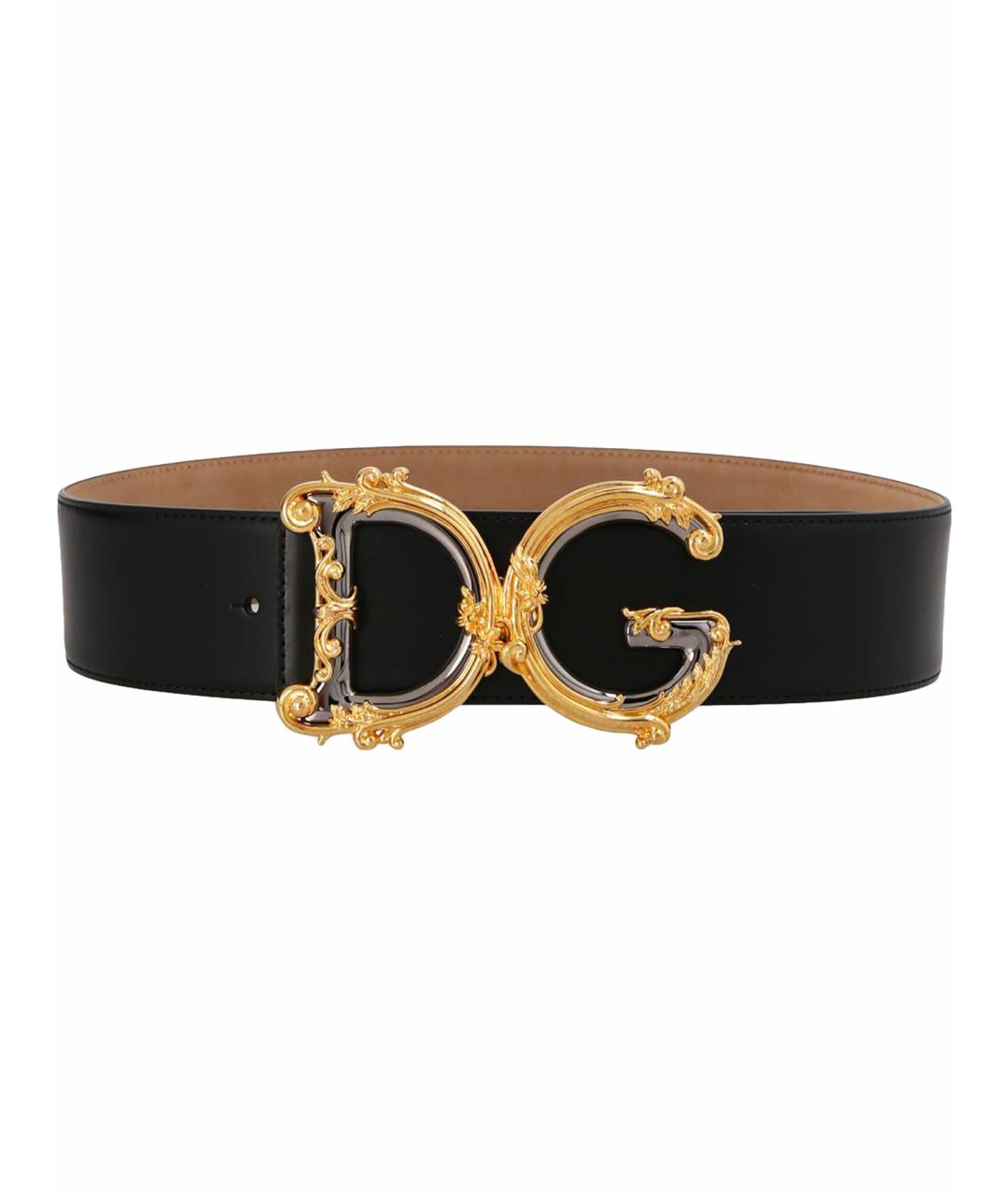 DOLCE&GABBANA Черный ремень, фото 1