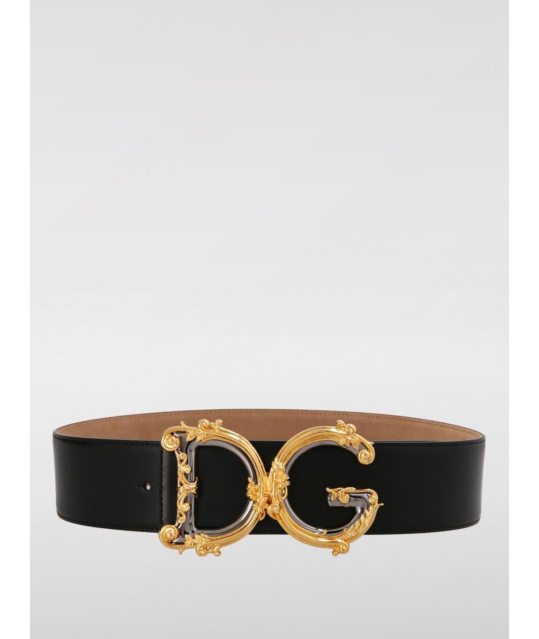 DOLCE&GABBANA Черный ремень, фото 4