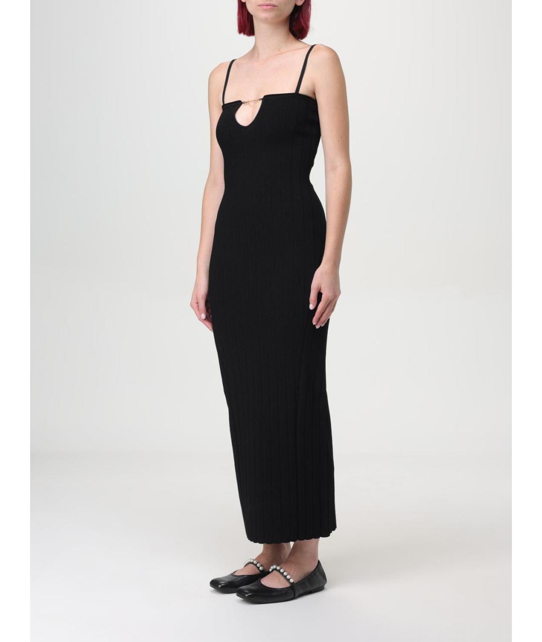 JACQUEMUS Черное повседневное платье, фото 4
