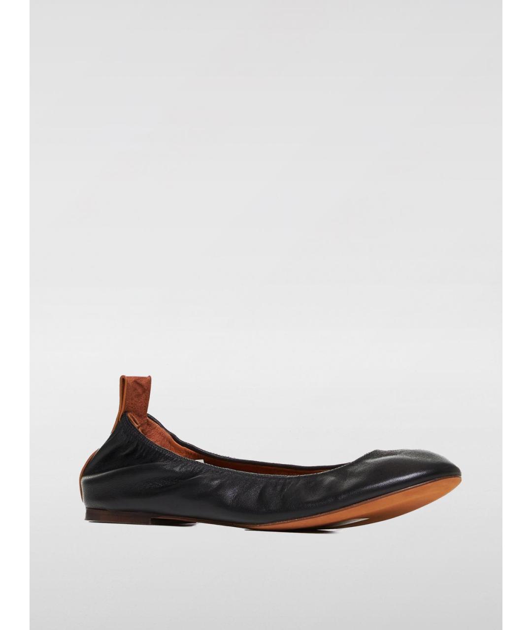 LANVIN Черные балетки, фото 2