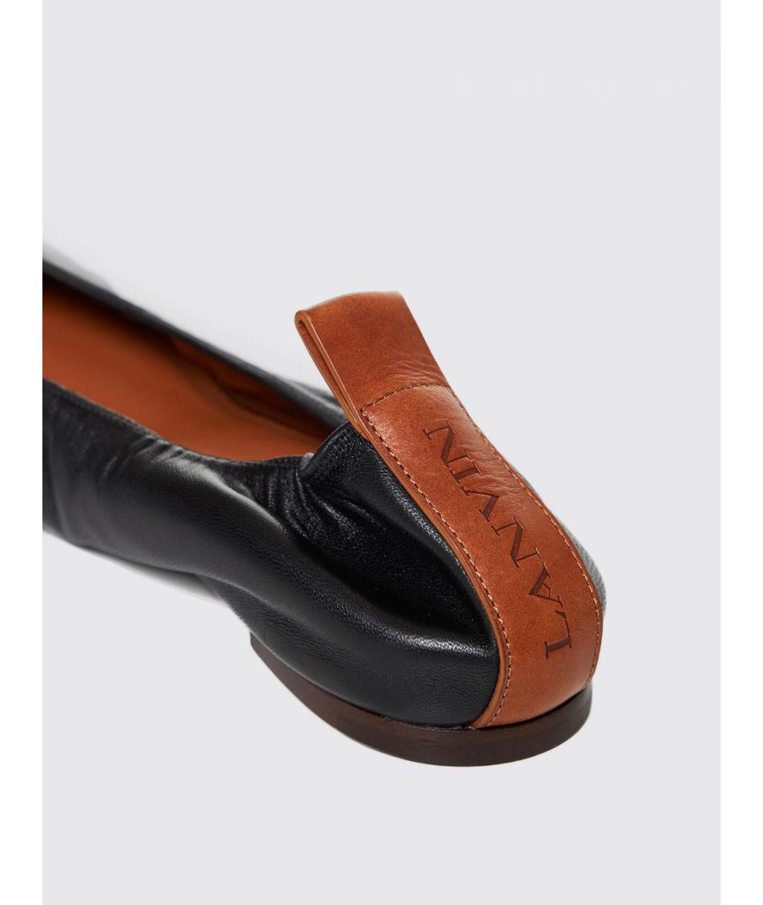 LANVIN Черные балетки, фото 3