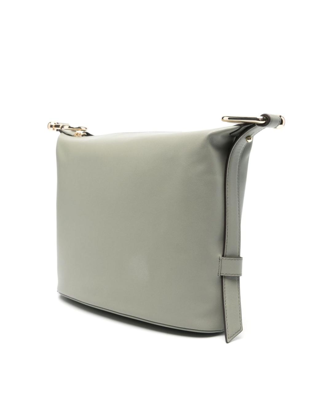 FURLA Зеленая кожаная сумка через плечо, фото 2