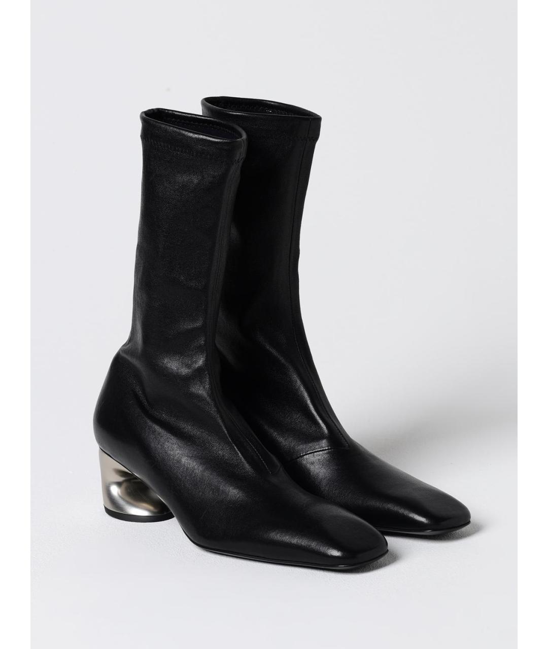 JIL SANDER Черные ботинки, фото 2