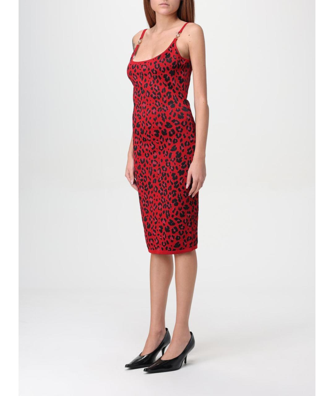 VERSACE Красное платье, фото 4