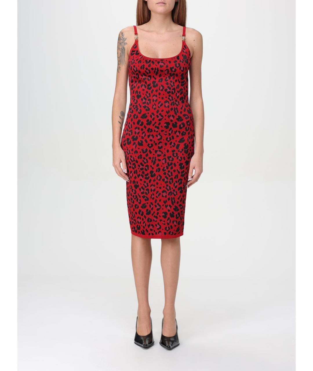 VERSACE Красное платье, фото 2