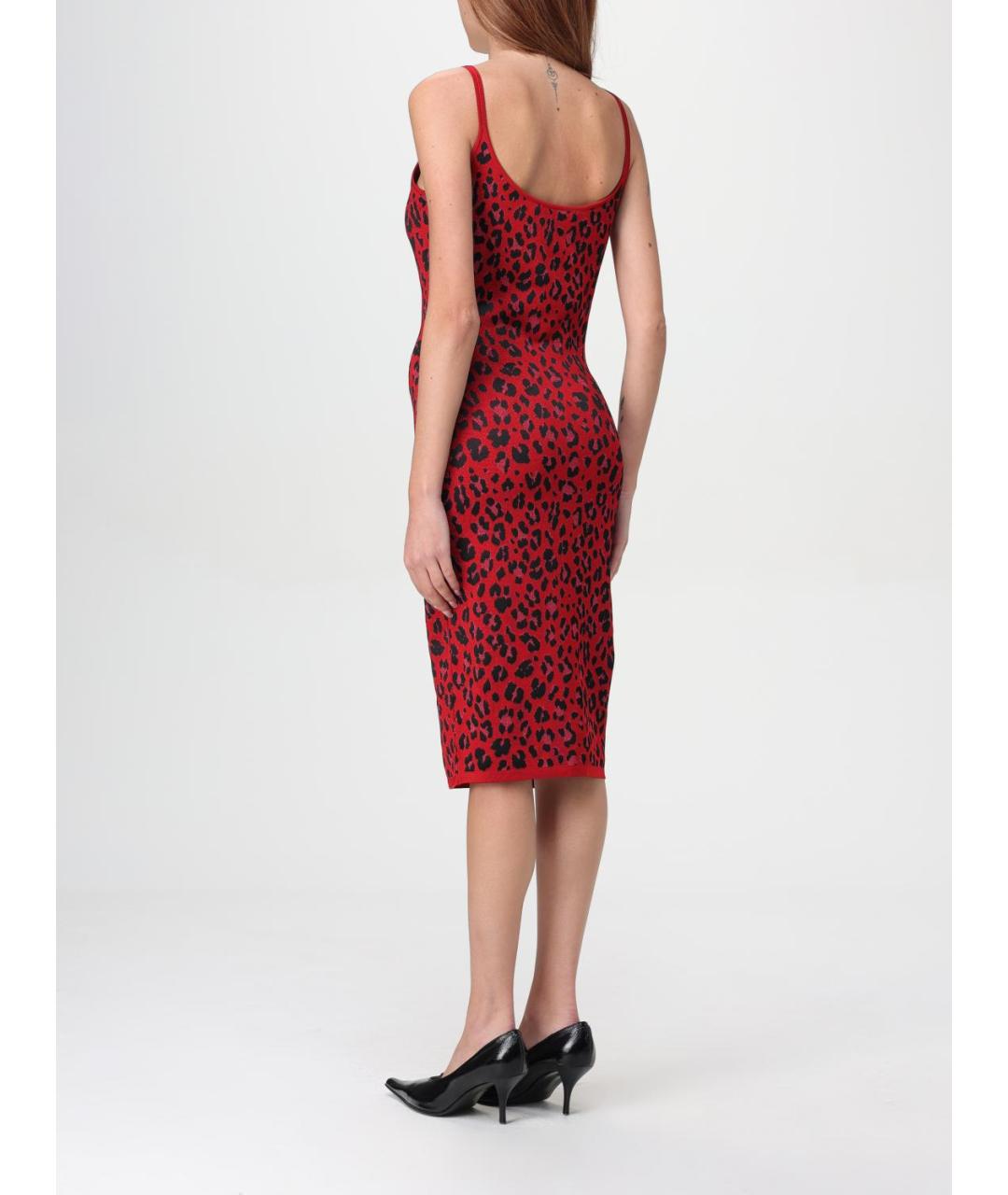 VERSACE Красное платье, фото 3