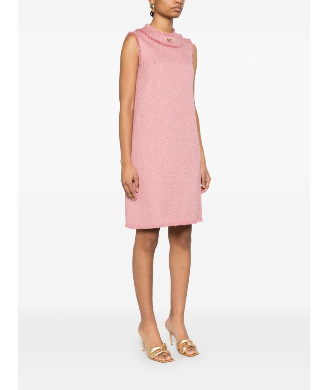 DOLCE&GABBANA Розовое платье, фото 4