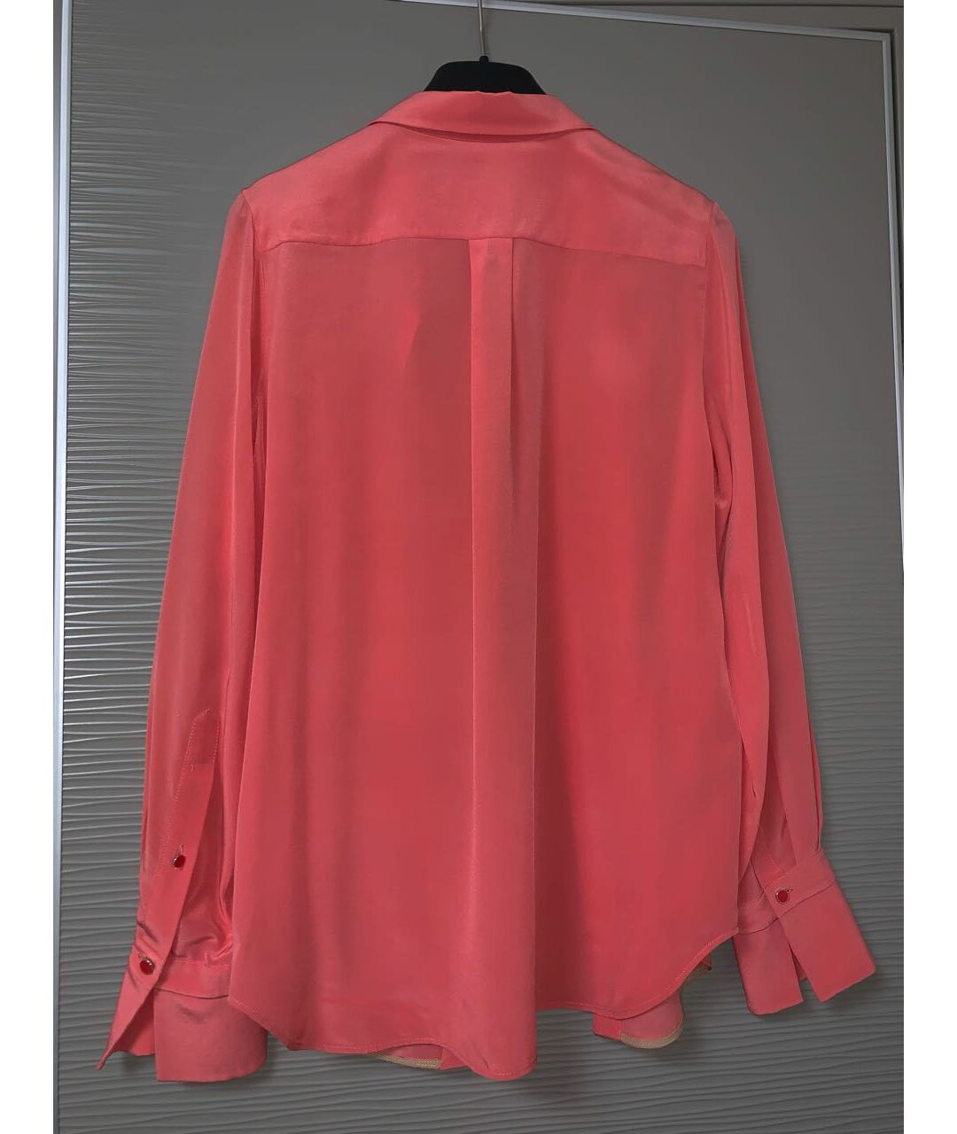 CHLOE Розовая шелковая рубашка, фото 2