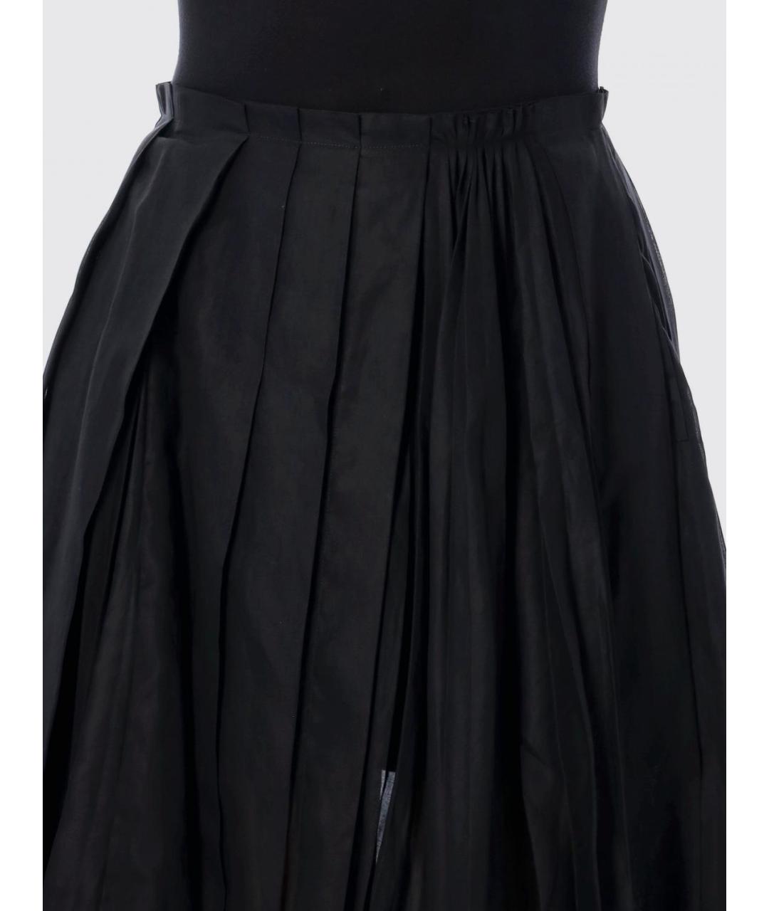 JIL SANDER Черная юбка миди, фото 3