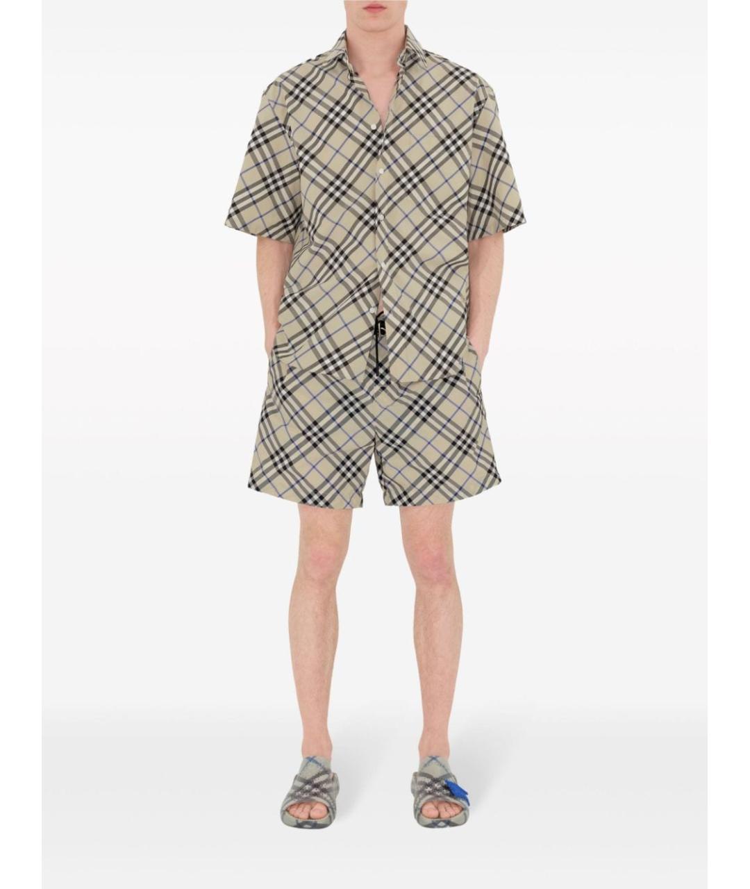 BURBERRY Серые шлепанцы, фото 2
