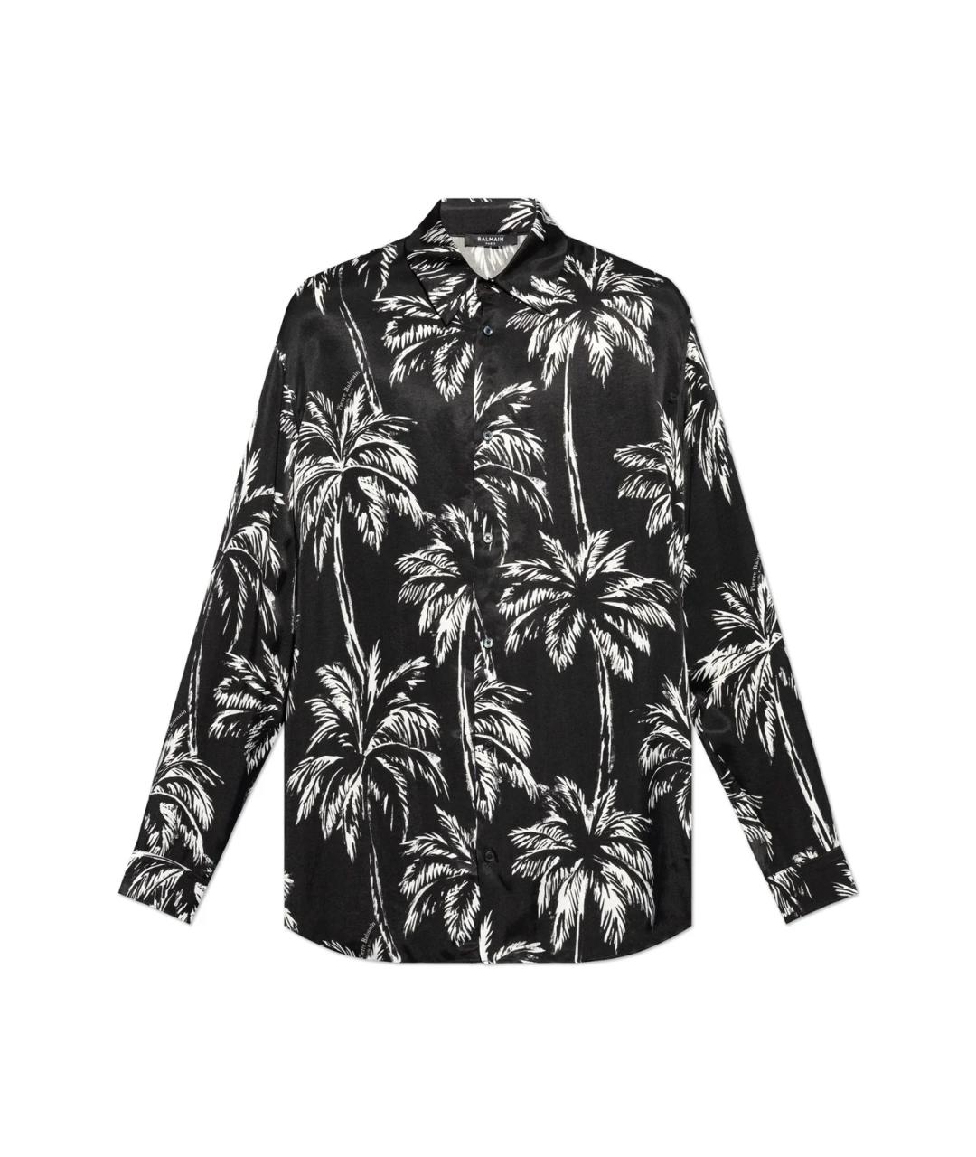 BALMAIN Черная кэжуал рубашка, фото 1