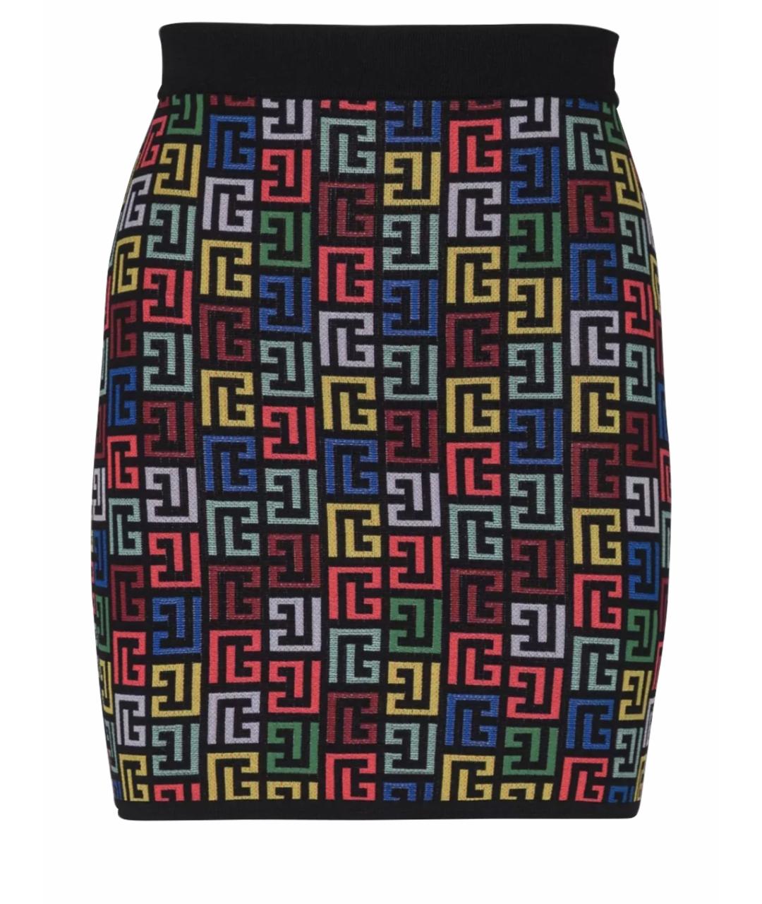 BALMAIN Мульти юбка мини, фото 1