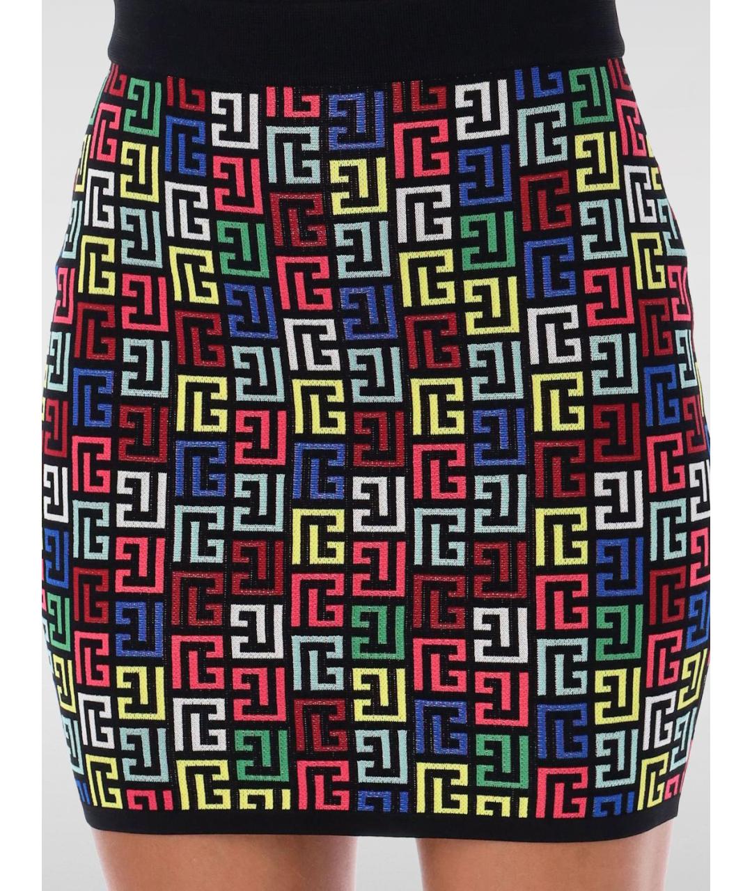 BALMAIN Мульти юбка мини, фото 4