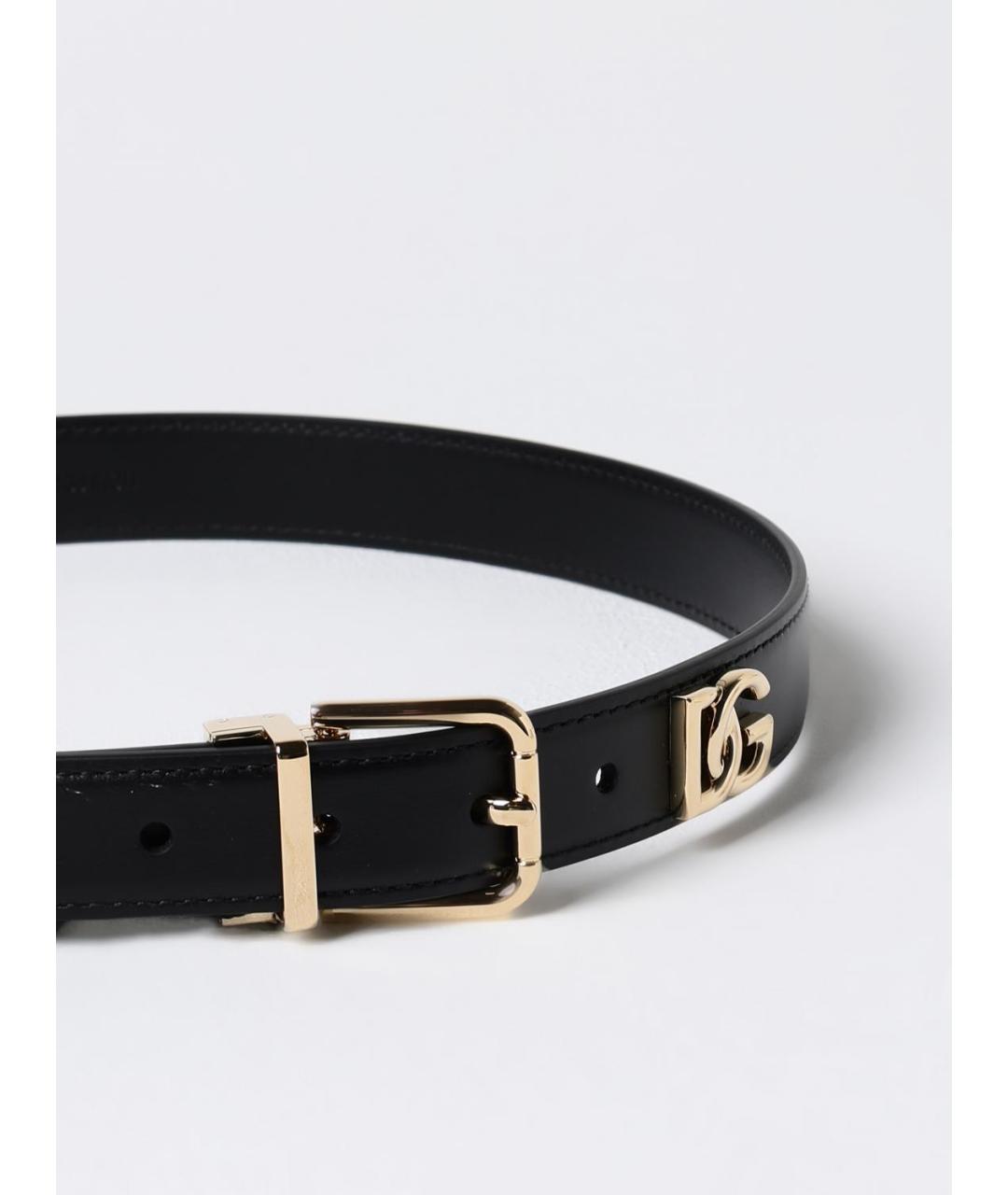DOLCE&GABBANA Черный ремень, фото 2