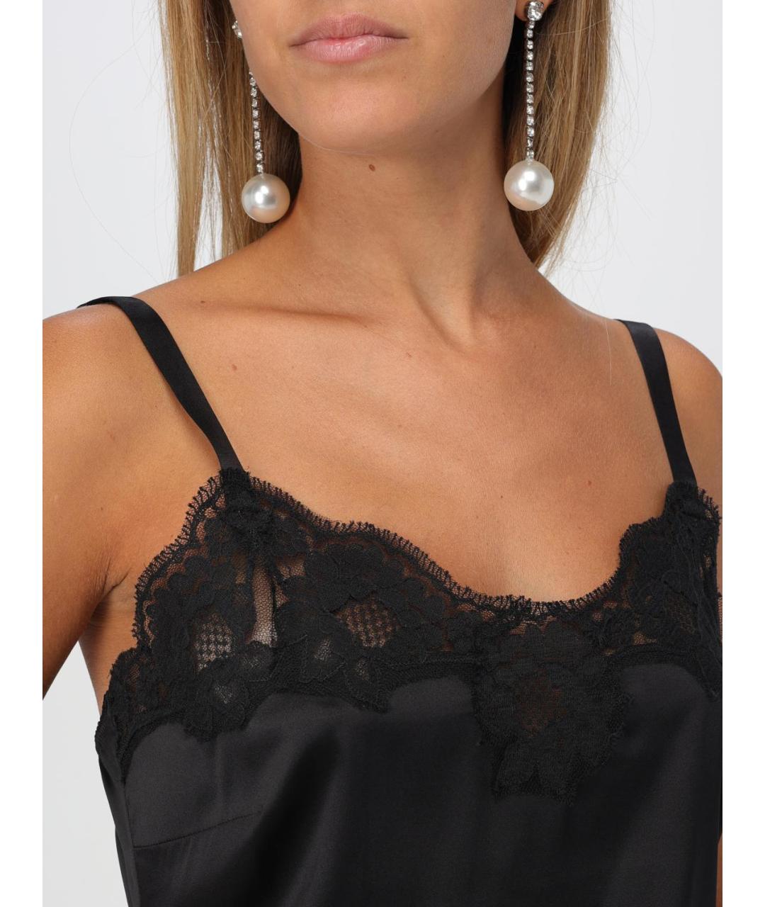 DOLCE&GABBANA Черная майка, фото 5