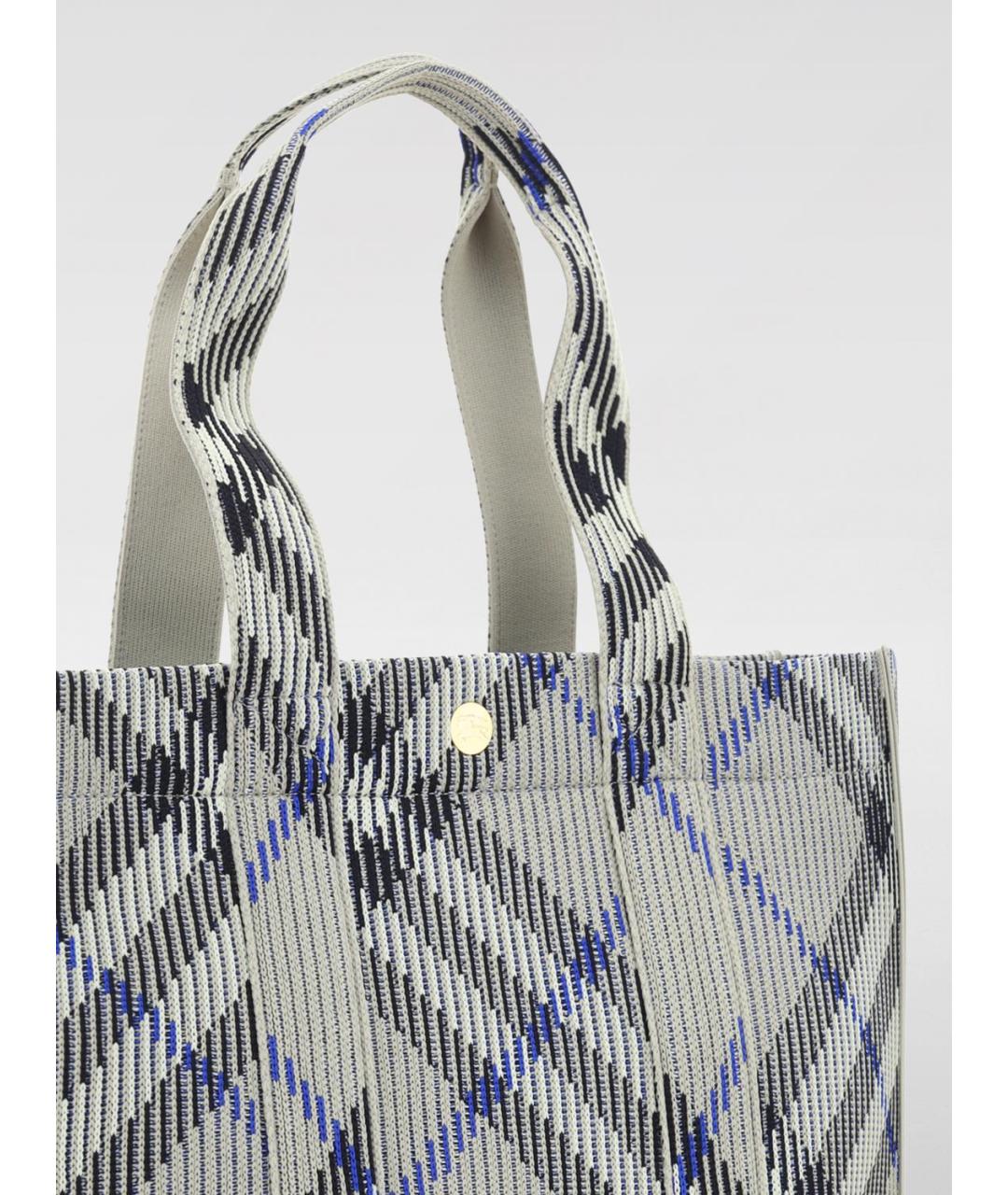 BURBERRY Мульти тканевая сумка тоут, фото 3