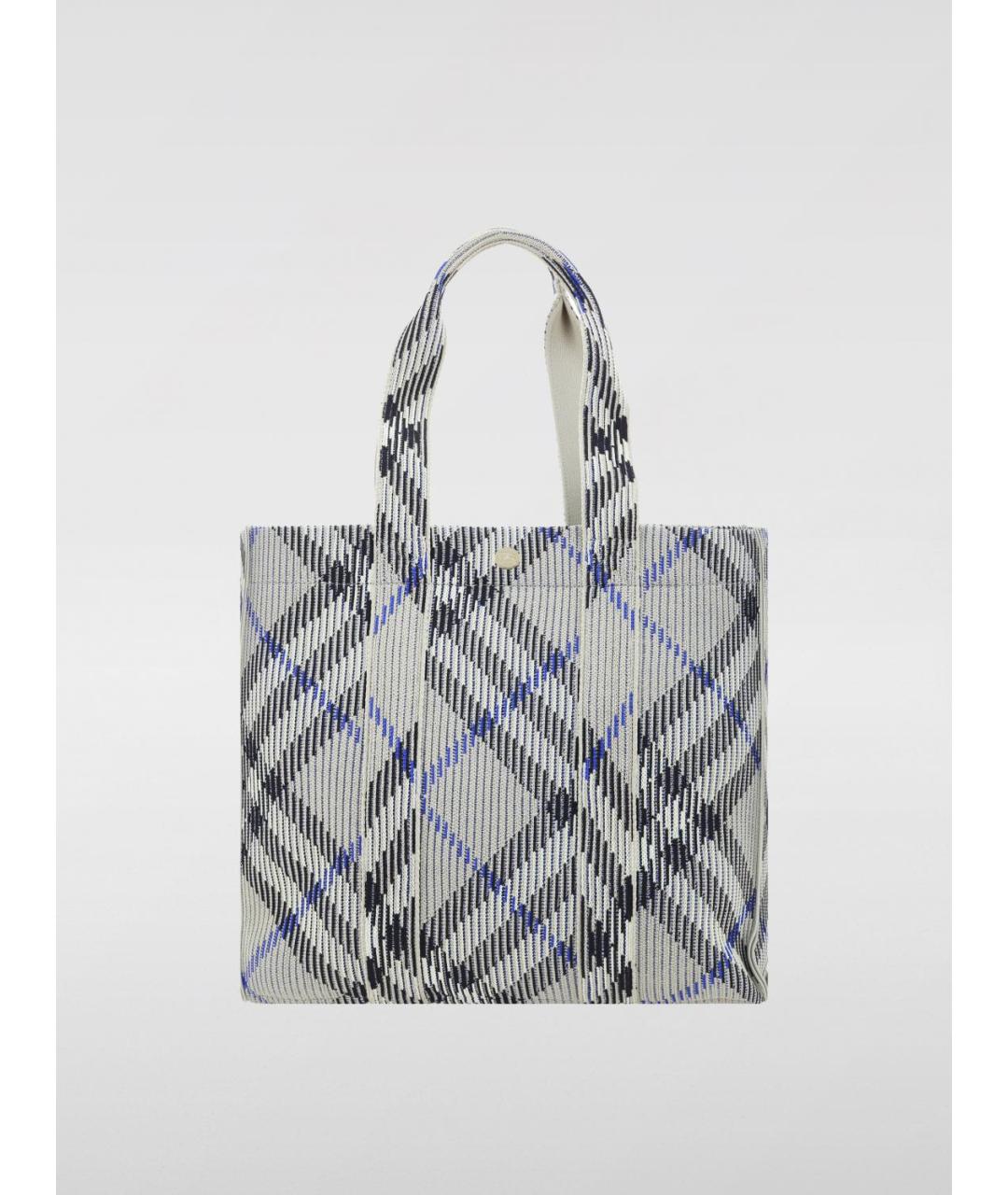 BURBERRY Мульти тканевая сумка тоут, фото 4