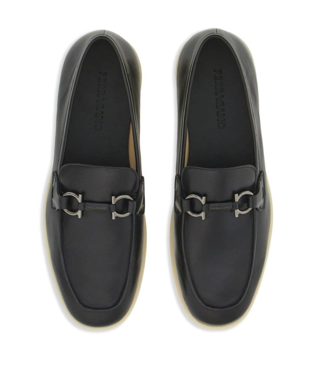 FERRAGAMO Черные лоферы, фото 2