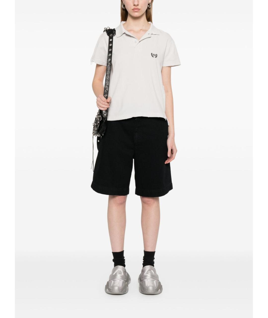 BALENCIAGA Белая футболка, фото 4