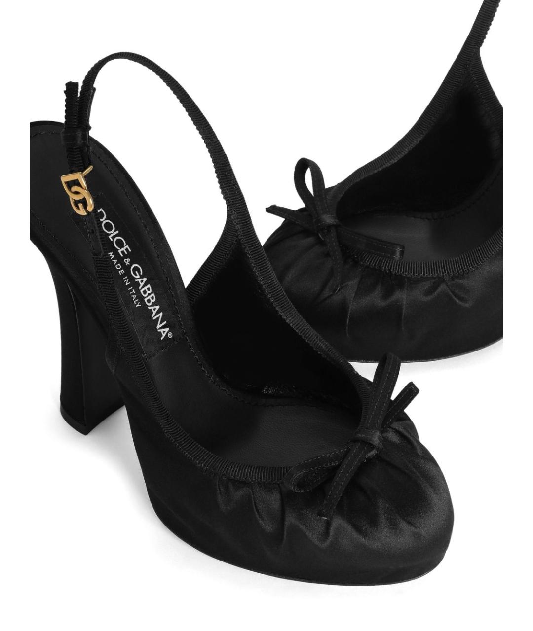 DOLCE&GABBANA Черные туфли, фото 4